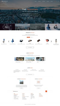 2017年網站設計師精選TOP10制造業公司網站范例